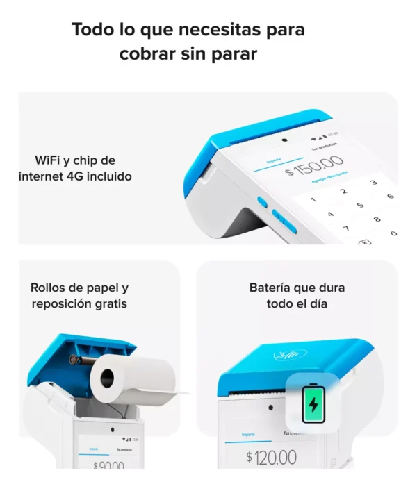 Mercado pago Point Smart 2, Terminal Para Tarjetas Con Internet Gratis - Image 2