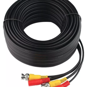 Cable siamés coaxial Pre-ensamblado de 20 metros de largo, incluye conectores de video y energía