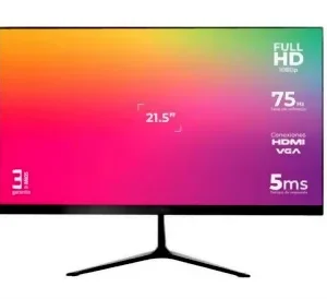 Monitor ACTECK Captive Vivid SP215, 21.5 pulgadas, 250 cd / m², 1920 x 1080 Pixeles, 5-8 ms, Negro
